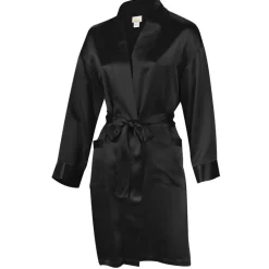 Morgenmantel Kurz|Morgenmantel Aus Satin^Gattina 100% Seide Kimono MASPALOMAS von