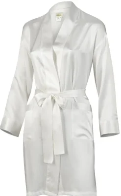 Morgenmantel Kurz|Morgenmantel Aus Satin^Gattina 100% Seide Kimono MASPALOMAS von