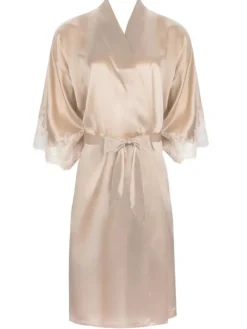 Morgenmantel Kurz|Morgenmantel Mit Seide^Lise Charmel 91% Seide Kimono SPLENDEUR SOIE von