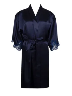 Morgenmantel Kurz|Morgenmantel Mit Seide^Lise Charmel 91% Seide Kimono SPLENDEUR SOIE von