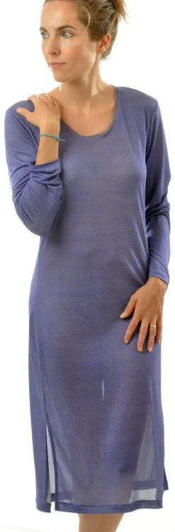 Seidennachthemd|Seiden Basics^Alkena 100% Seide LANGARM NACHTHEMD uni von