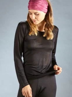 Shirts Mit Seide|Langarm^Kokon Zwo 100% Seide LANGARM SHIRT transparent von