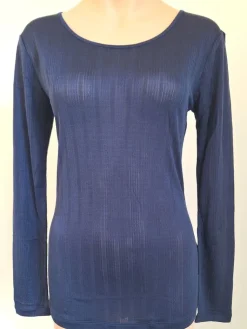 Shirts Mit Seide|Langarm^Kokon Zwo 100% Seide Langarmshirt AJOUR von