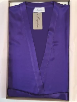 Morgenmantel Lang|Morgenmantel Aus Satin^Marjolaine 100% Seide Morgenmantel lang LAURIAN