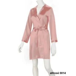 Morgenmantel Kurz|Morgenmantel Aus Satin^Marjolaine 100% Seide Morgenmantel SOIE LASER kurz von