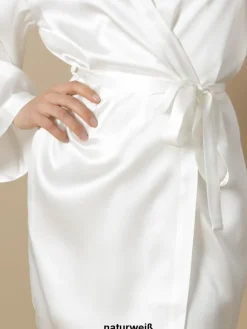 Morgenmantel Kurz|Morgenmantel Aus Satin^Marjolaine 100% Seide Morgenmantel SOIE LASER kurz von