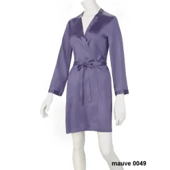 Morgenmantel Kurz|Morgenmantel Aus Satin^Marjolaine 100% Seide Morgenmantel SOIE LASER uni von