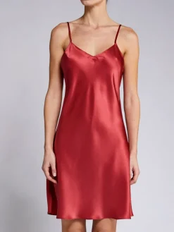 Unterkleider Mit Seide|Kurze Unterkleider^Vivis 100% Seide Nachthemd CAROLINE von