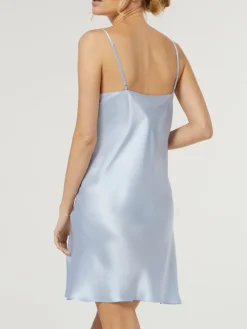 Unterkleider Mit Seide|Kurze Unterkleider^Vivis 100% Seide Nachthemd CAROLINE klassisch von