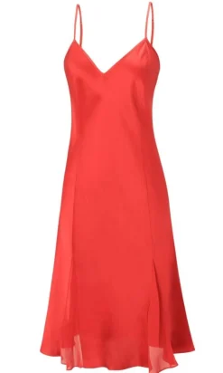 Seiden Basics|Seidennachthemd^Eva B. Bitzer 100% Seide NACHTHEMD kurz von KLASSIK SATIN