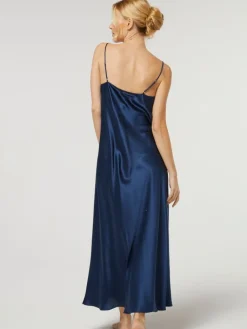 Lange Unterkleider|Seiden Basics^Vivis 100% Seide Nachtkleid lang DORINE von