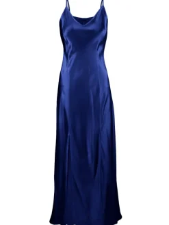 Seiden Basics|Seidenneglige^Eva B. Bitzer 100% Seide Nachtkleid lang KLASSIK SATIN von