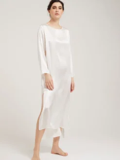 Strandkleider & Sommerkleider|Kaftane^Vivis 100% Seide Nachtkleid VIOLETTA uni von