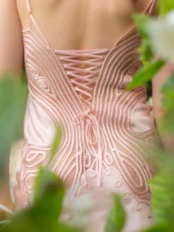 Alle Negligés|Seidenneglige^Marjolaine 100% Seide Neglige SOIE FANTAISIE uni von