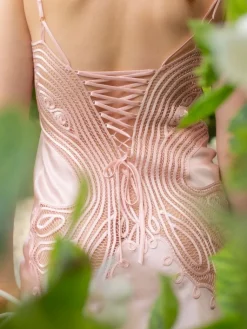 Alle Negligés|Seidenneglige^Marjolaine 100% Seide Neglige SOIE FANTAISIE uni von