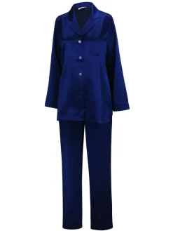 Seiden Basics|Seidenpyjama^Eva B. Bitzer 100% Seide Pyjama KLASSIK SATIN von