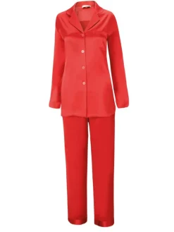 Seiden Basics|Seidenpyjama^Eva B. Bitzer 100% Seide Pyjama KLASSIK SATIN von