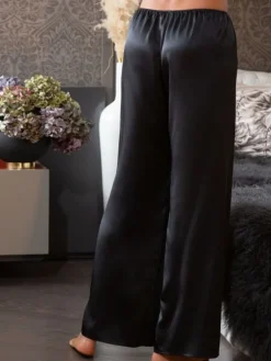 Mit Seidensatin|Alle Unterteile^Marjolaine 100% Seide PYJAMAHOSE Soie Unie