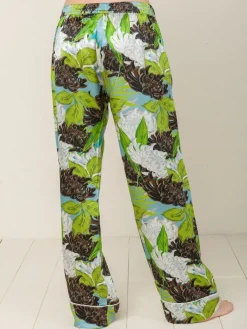 Lounge-Wear|Seidenpyjama^Radice 100% Seide Schlafanzug Elisabetha in VERONA GARDEN von