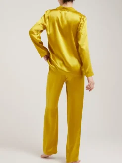 Lounge-Wear|Seiden Basics^Vivis 100% Seide Schlafanzug LAILA von