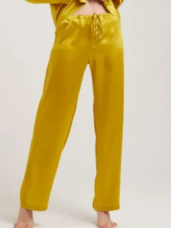 Lounge-Wear|Seidenpyjama^Vivis 100% Seide Schlafanzug LAILA uni von