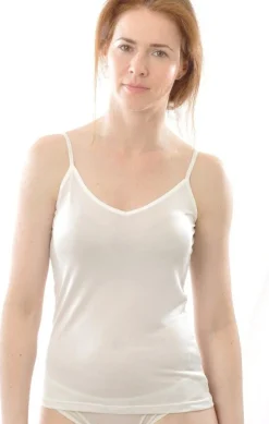 Spaghettiträger Tops|Alle Lingerie Tops^Alkena 100% Seide SPAGHETTI-TOP uni von