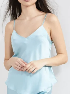 Spaghettiträger Tops|Alle Lingerie Tops^Eva B. Bitzer 100% Seide Trägertop KLASSIK SATIN von