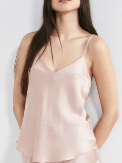 Spaghettiträger Tops|Alle Lingerie Tops^Eva B. Bitzer 100% Seide Trägertop KLASSIK SATIN von