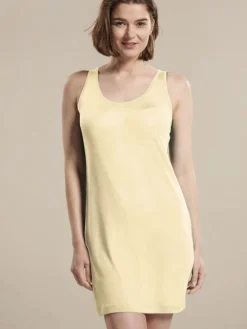 Kurze Unterkleider|Seidennachthemd^Kokon Zwo 100% Seide Träger-Unterkleid transparent von