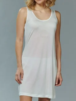 Kurze Unterkleider|Seidennachthemd^Kokon Zwo 100% Seide Träger-Unterkleid viele Farben von
