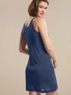 Kurze Unterkleider|Seidennachthemd^Kokon Zwo 100% Seide Träger-Unterkleid viele Farben von