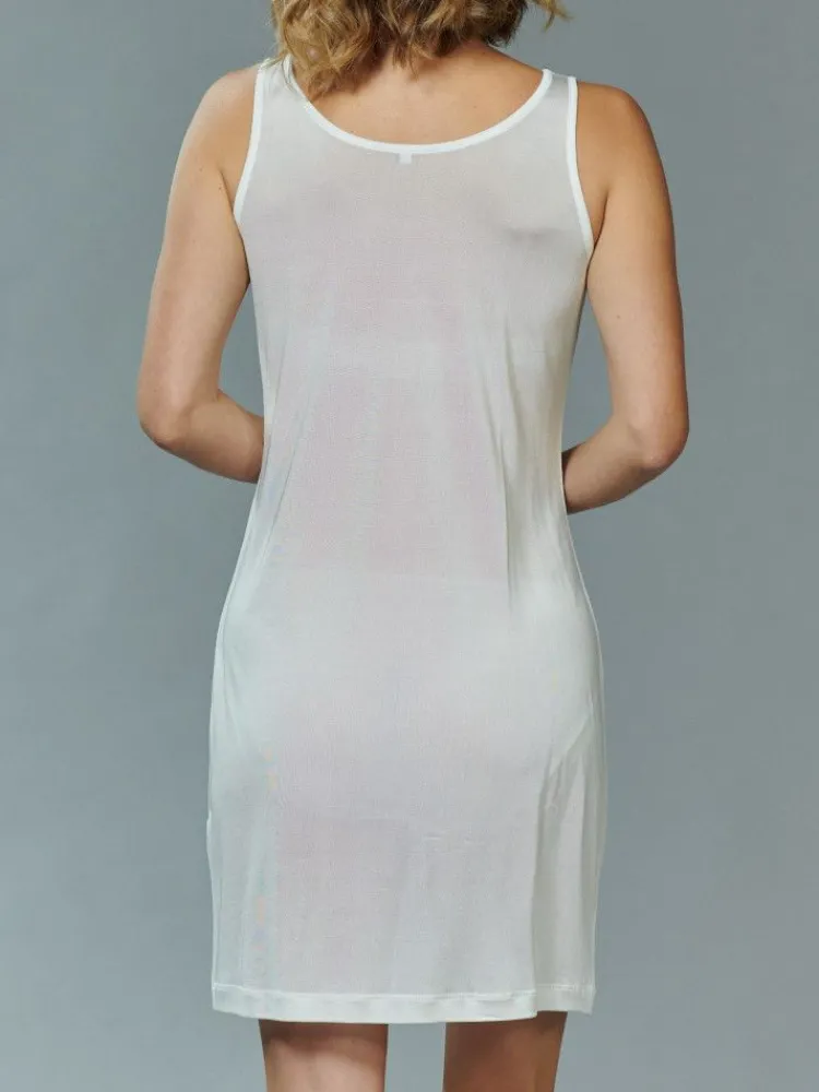 Kurze Unterkleider|Seidennachthemd^Kokon Zwo 100% Seide Träger-Unterkleid von