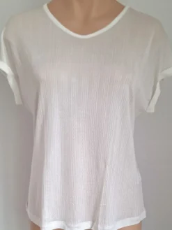 T-Shirt|Shirts Mit Seide^Kokon Zwo 100% Seide T-Shirt AJOUR uni von