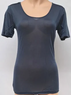 T-Shirt|Kurzarm^Kokon Zwo 100% Seide T-Shirt fein von