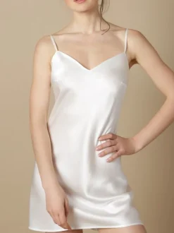 Unterkleider Mit Seide|Kurze Unterkleider^Marjolaine 100% Seide Unterkleid SOIE ODA kurz