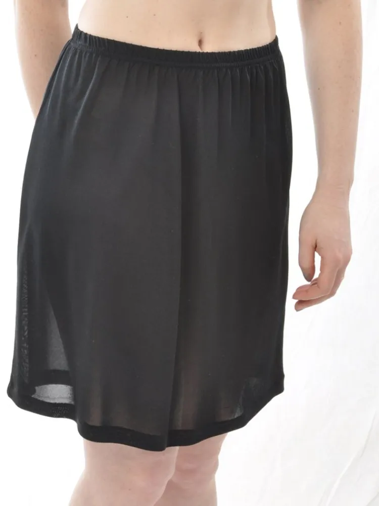 Mit Jersey & Wirkseide|Alle Unterteile^Alkena 100% Seide UNTERROCK KURZ fein von