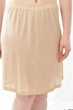 Mit Jersey & Wirkseide|Alle Unterteile^Alkena 100% Seide UNTERROCK KURZ fein von