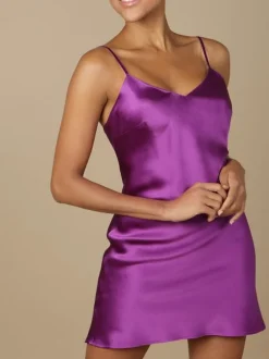 Seidennachthemd^Marjolaine 100% Seidennachthemd Satin GLYCINE von