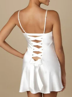 Seidennachthemd^Marjolaine 100% Seidennachthemd Satin GLYCINE von