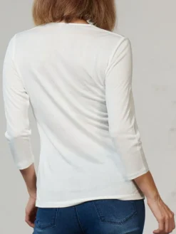 Freizeit- & Reisekleidung|Shirts Mit Seide^Kokon Zwo 3/4-Arm Shirt CINDA von mit Seide und Leinen