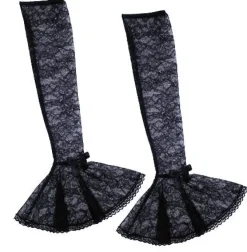 Handschuhe^Sally Jones Armstulpen aus Spitze ISABELLA von schwarz oder elfenbein