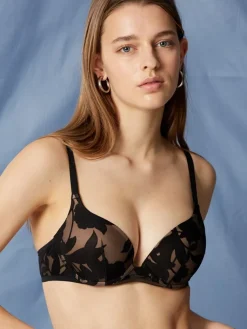 Alle Bhs^Maison Lejaby Ausbrenner Push-Up BH VENUS edel von Maisonlejaby puder oder schwarz