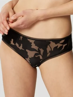 Alle Slips^Maison Lejaby Ausbrenner Tanga Panty VENUS von Maisonlejaby puder oder schwarz