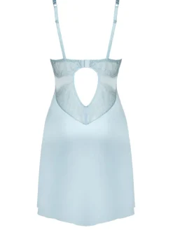 Shirt Mit Spitze^Prelude Babydoll VALSE CRYSTAL Kleid von Milano eisblau oder schwarz