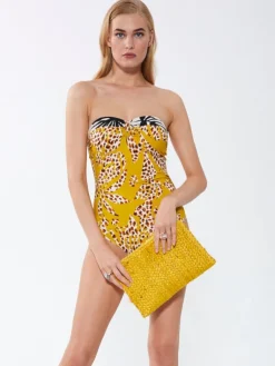 Badeanzug & Bikini^Fu00fcrstenberg Bandeau Badeanzug SANTORINI maisgelb von Fürstenberg