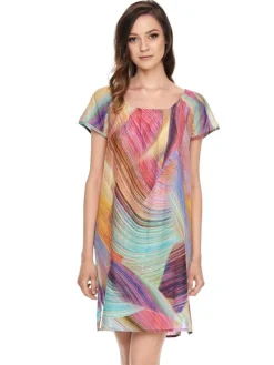 Strandkleider & Sommerkleider|Kaftan, Tunika & Pareo^Gattina Baumwolle Batist Dress JETTE bunt von