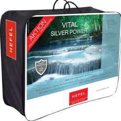 Medium Bettdecken^HEFEL Bettdecke mittelwarm VITAL SILVER POWER GD von weiß