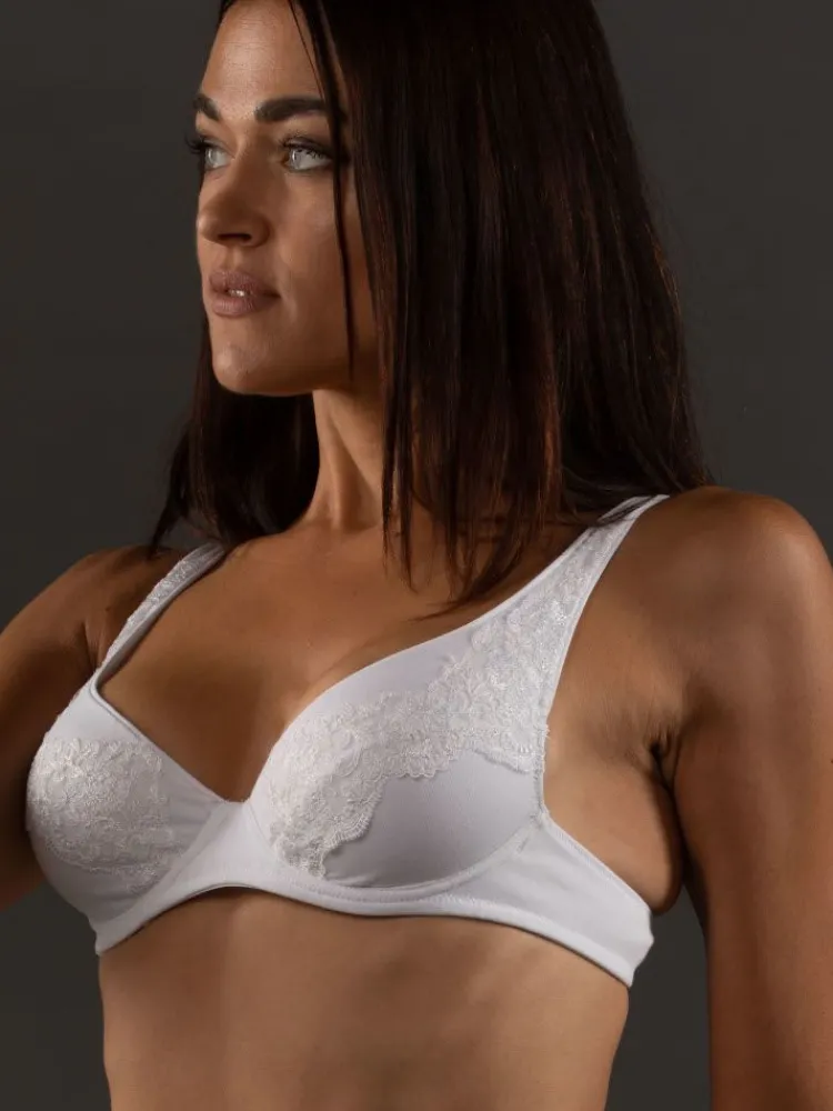 Alle Bhs^Cotton Club Bügel-BH mit Spitze VELATO Cotone Candy von