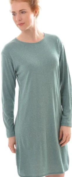 Lounge-Wear|Seiden Basics^Alkena Bourette Seide SLEEPSHIRT von
