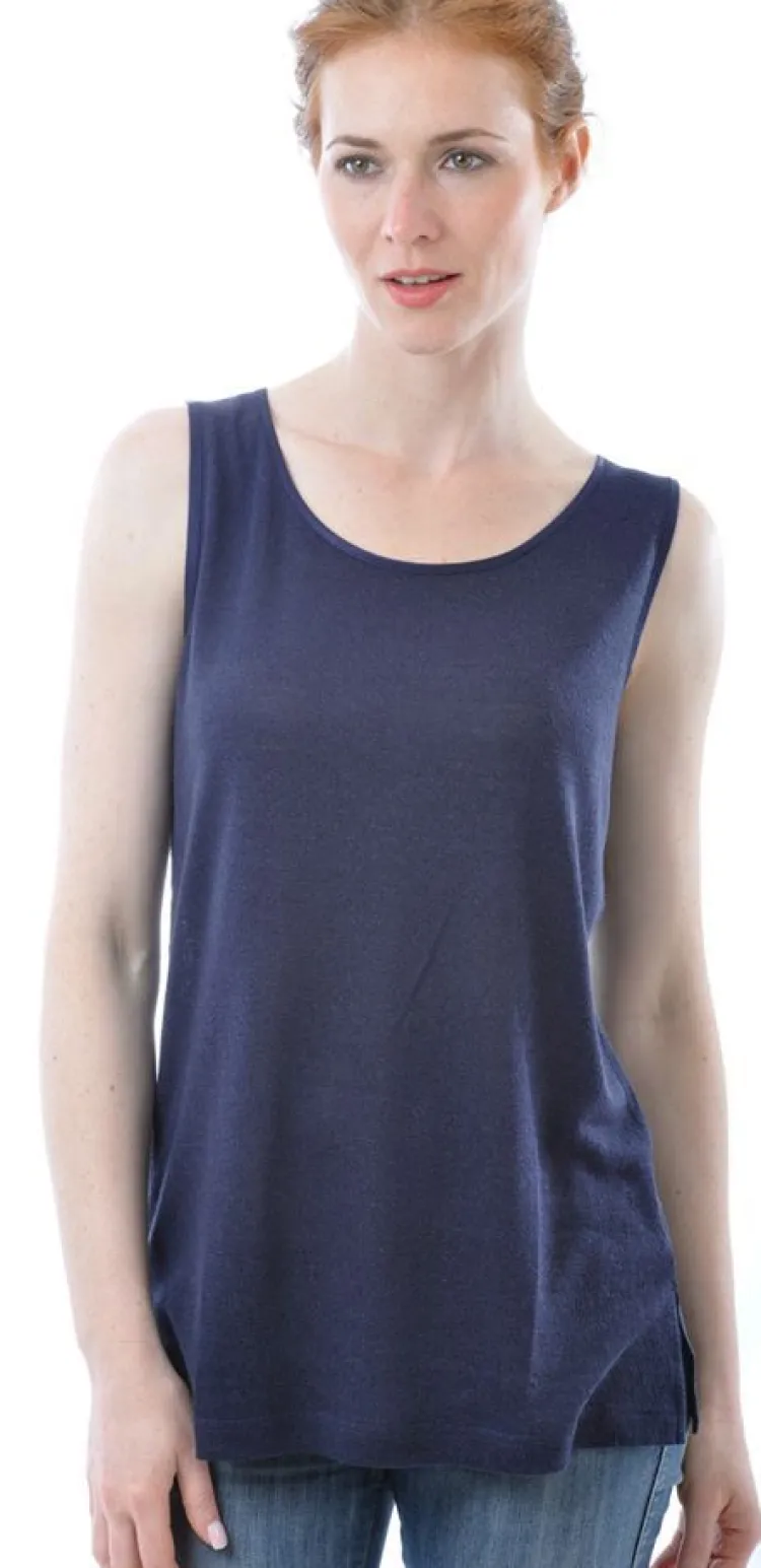 Camisole (Breite Träger)|Shirts Mit Seide^Alkena Bourette Seidenmix SOMMER TOP von